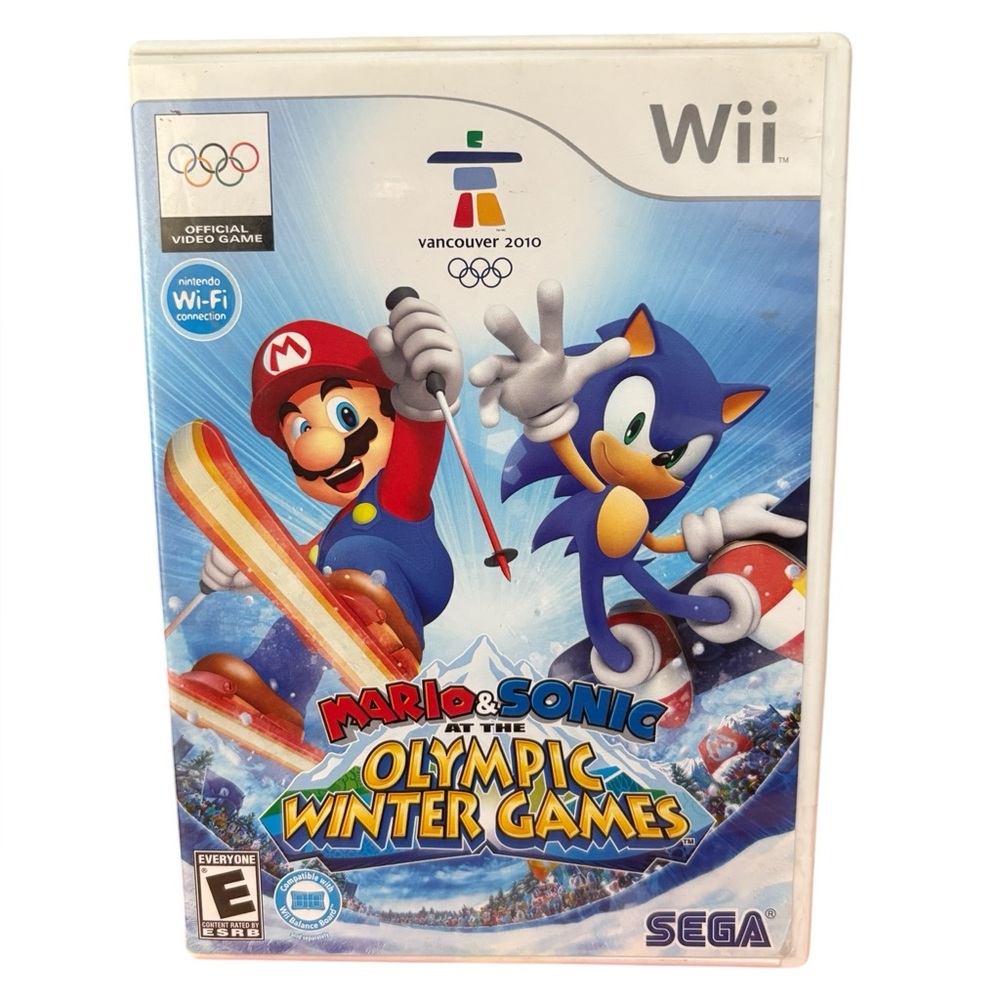 Nintendo Wii Mario and Sonic at the Olympic Winter Games Video Game